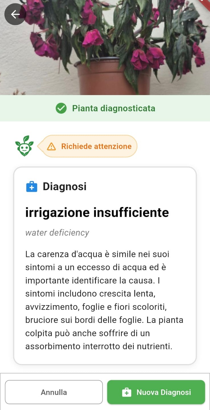 Calendario di irrigazione intelligente di Il Mio Giardino