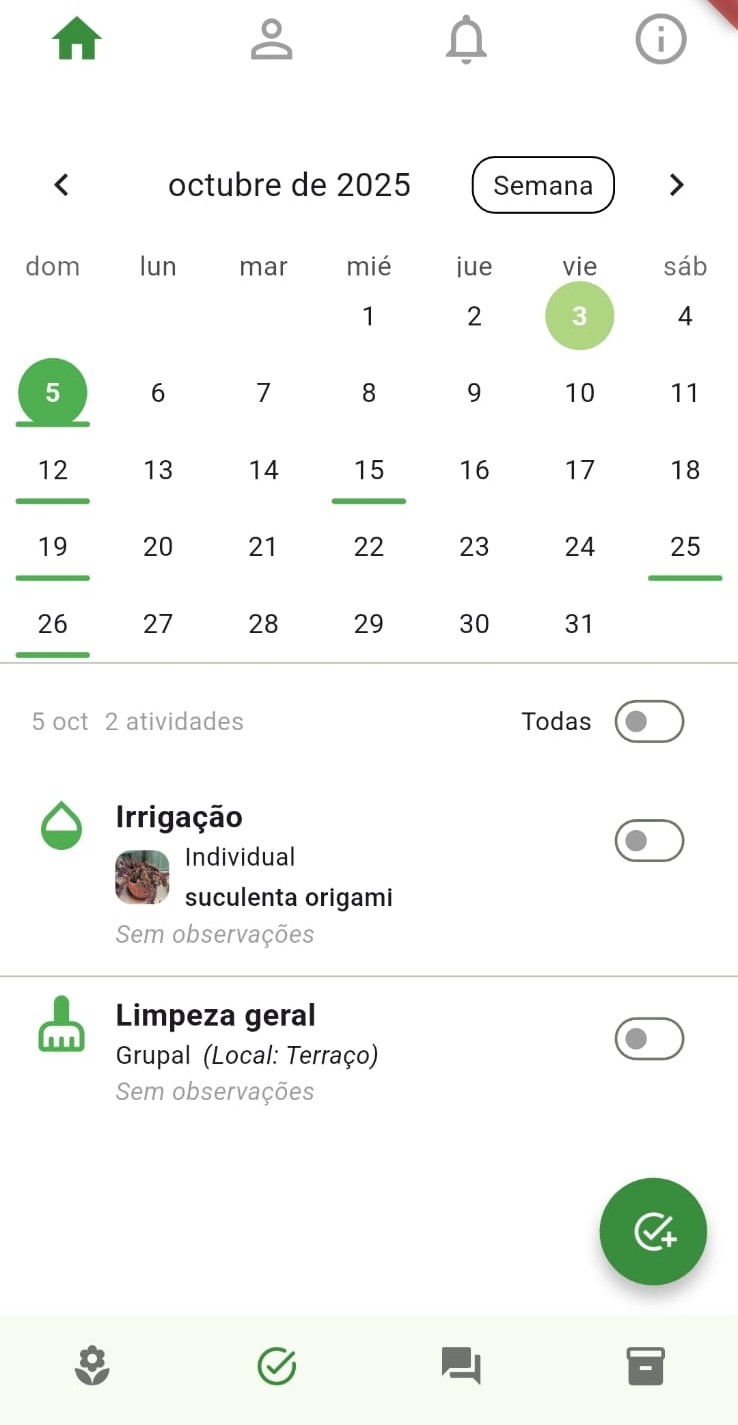 Galeria de fotos do crescimento das plantas no Meu Jardim